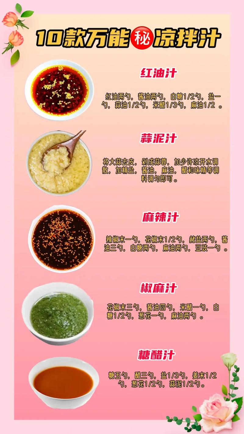 调凉菜，料汁是关键！教你“万能凉拌汁”学会了拌啥都好吃