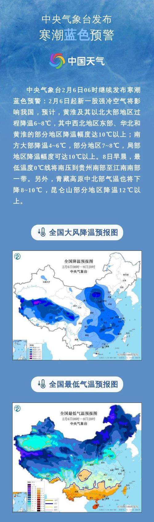 中央气象台发布大风蓝色预警，全国多地需注意安全！