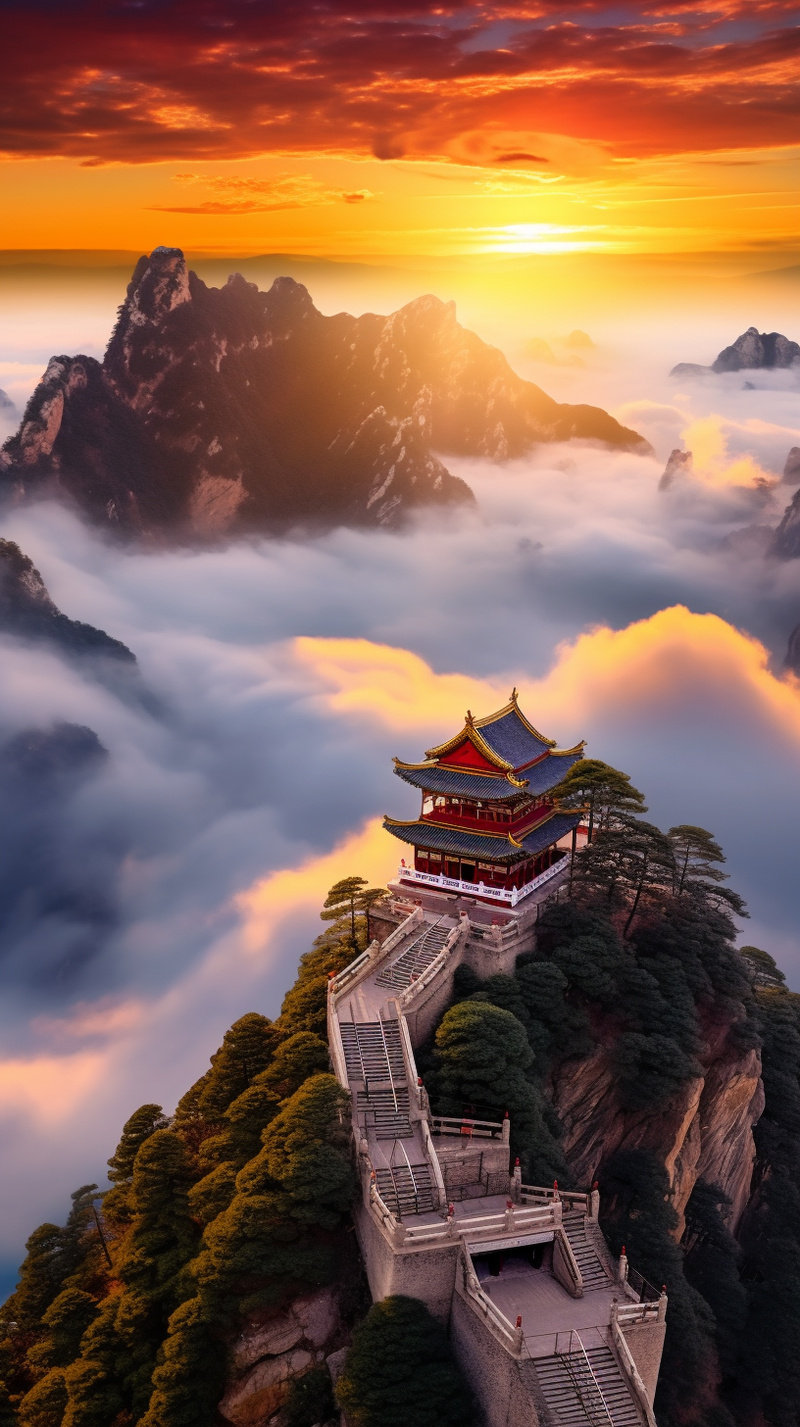 【天全光韵】临大岗之顶，览千嶂层峦 云雾缭绕人间仙境 云海