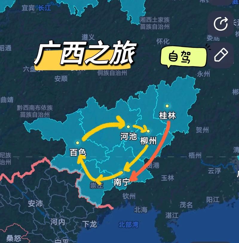 广西最良心的三大自驾环线，山水不输桂林，嗦粉5元管饱！