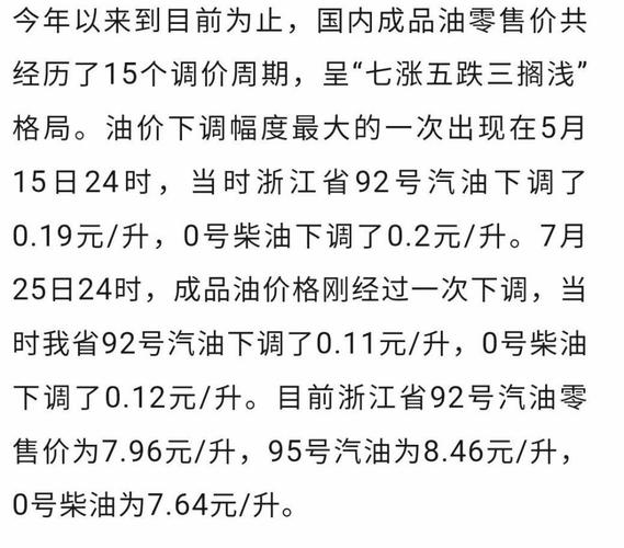 明晚，成品油价或大幅下调