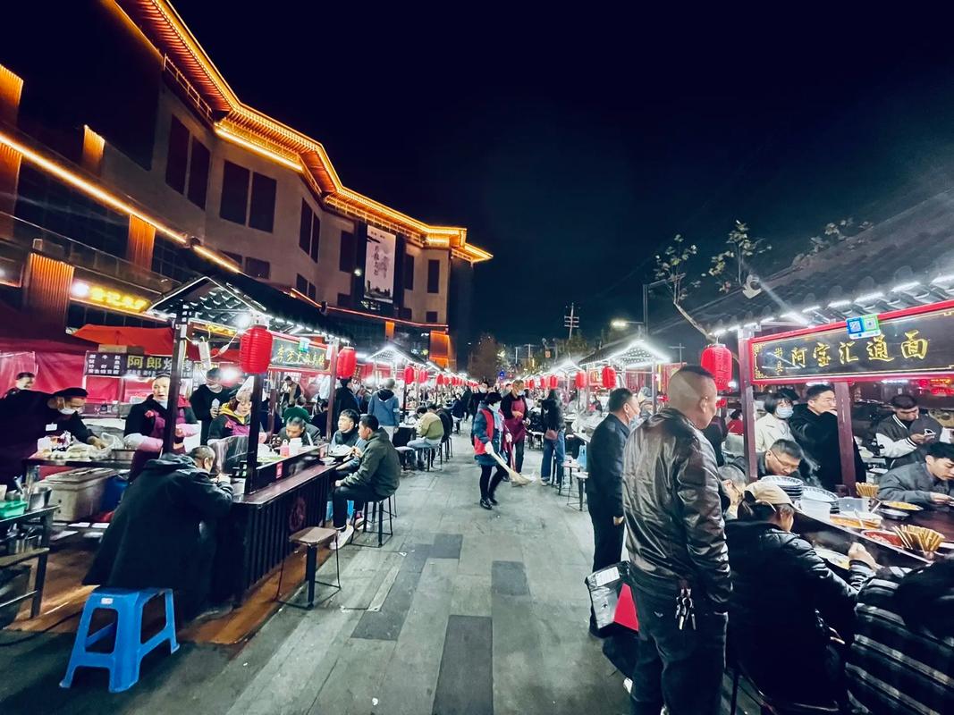 【打卡100家夜市之003汇通夜市】花104打卡号称亚洲最大面食夜市